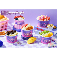 韓国発「ヨーグルトパープル」日本初上陸 濃厚フレッシュなアイスを豊富なトッピングで堪能