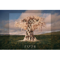 櫻坂46、“MUFGスタジアム（国立競技場）開催”5周年記念ライブキービジュ解禁 桜の木囲いメンバー32人で構成【5th YEAR ANNIVERSARY LIVE】