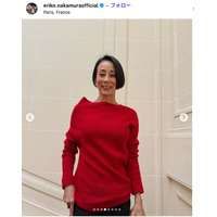 中村江里子アナ「私のお腹もふっくら」16年前の息子とのハグショット公開「うるっと来た」「素敵な思い出写真」の声