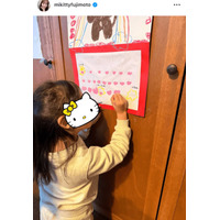 藤本美貴、誕生日を心待ちにする次女のほっこりSHOTにファン悶絶「キュンキュン」「愛おしい」