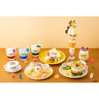「たべっ子どうぶつLAND CAFE」東京・大阪・名古屋で、ロングパフェや地域限定サンドにグッズも