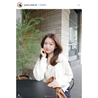 1児の母・志田友美、家族旅行でのノースリワンピ姿披露 変わらぬスタイルに反響「憧れの体型」