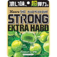 カンロの硬めグミに新シリーズ「ザ・ストロンググミEXマスカットソーダ」セブン限定で登場
