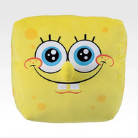 一番くじにスポンジ・ボブ登場！ ラストワン賞はボブのもちもちフェイスクッション