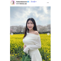 “身長170cm”美人気象予報士、膝上ミニで美脚スラリ 高身長ならではの“大人ヘルシー”に「スタイルが神」「何頭身？」の声