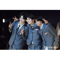 「今日好き」河村叶翔＆今井暖大＆林京介、爽やか制服姿で仲良くペアランウェイ【学生ランウェイ名古屋】