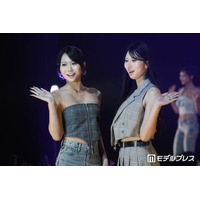 久保田海羽＆海音、肌見せスタイルで姉妹ランウェイ「遺伝子最強」「2人ともスタイルすごい」と話題【学生ランウェイ名古屋】