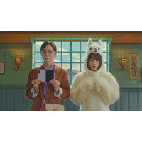 ＝LOVE佐々木舞香、アルパカ役で白戸家のお父さんと初対面 大谷映美里＆野口衣織は「ソフトバンク」CM初出演