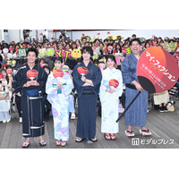 キスマイ玉森裕太・森川葵・宮澤エマ・野村周平ら豪華集結 六本木に浴衣姿で登場【マイ・フィクション】
