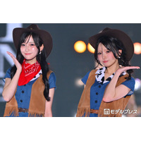 ≒JOY市原愛弓＆山田杏佳、カウガール風のミニ丈衣装着こなし「新鮮で可愛すぎ」「双子みたい」と反響続々 【関コレ2026A/W】
