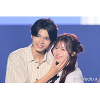 「今日好き」しゅんゆまカップル、制服姿で腕組み密着  “ほっぺむぎゅ”ポーズに視線集中【TGC松山2026】