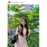 「今日好き」谷村優真（ゆま）、スラリ美脚際立つショーパンコーデでディズニー満喫「可愛くて絶対目立つ」「頭身バランスが神」