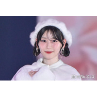 櫻坂46山下瞳月、ツインお団子×ファーベレー帽がお似合い「ホワイトコーデ可愛すぎる」「リアル天使」と反響【ガルアワ2026A/W】
