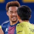 岡崎、久保に見せつけたリーガ開幕戦での「渾身ダイビングヘッド」がこれ
