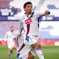 エイバル乾、6ヵ月ぶりのゴール！感情爆発でめっちゃ喜ぶ