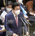 参院予算委で答弁する後藤厚労相＝20日午前