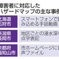 水害地図の障害者対応、2.6％ 画像