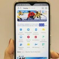 北京冬季五輪公式アプリ「MY2022」の画面＝2日、北京（共同）