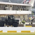 米軍、那覇軍港で訓練開始 画像