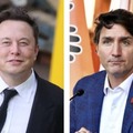 米テスラのイーロン・マスクCEO、カナダのトルドー首相（いずれもロイター＝共同）