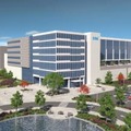 米インテルがドイツで建設する新工場の完成予想イメージ（同社提供・共同）