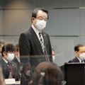 検察長官会同で訓示する林真琴検事総長＝24日午前、法務省