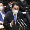 参院決算委で答弁する岸田首相＝28日午後