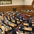 IRの事業内容をまとめた区域整備計画を賛成多数で承認した大阪市議会＝29日午後