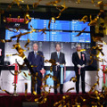 株式市場を再編した東京証券取引所で行われたセレモニー＝4日午前、東京・日本橋兜町