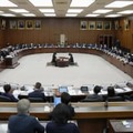 開かれた衆院憲法審査会＝14日午前