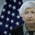 ジャネット・イエレン米財務長官＝13日、ワシントン（ゲッティ＝共同）