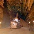 日本が調達していた塩化カリウム鉱山の採掘現場＝ロシア中部ペルミ地方のソリカムスク市
