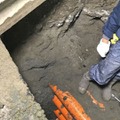横浜の停電、原因は水道管工事 画像