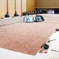 首相官邸で開かれた「新しい資本主義実現会議」の会合＝20日午後