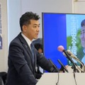 参院選の公約を発表する立憲民主党の泉代表＝3日午前、国会
