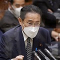 参院予算委で答弁する岸田首相＝3日午後