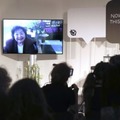 ICANの市民フォーラムにオンラインで参加し、被爆体験を語るサーロー節子さん＝18日、ウィーン（共同）
