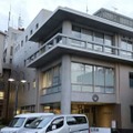 大阪地検特捜部が家宅捜索した奈良県御所市役所＝23日午後7時3分