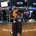 11日のニューヨーク証券取引所（ゲッティ＝共同）
