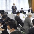 自民党本部で開かれた経済安全保障対策本部の会合＝19日午後、東京・永田町