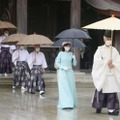 明治天皇百十年祭に際し、明治神宮を参拝された秋篠宮家の次女佳子さま＝22日午前（代表撮影）