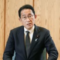 共同通信などのインタビューに答える岸田首相