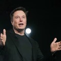 米テスラのイーロン・マスクCEO＝2019年3月、米カリフォルニア州（AP＝共同）