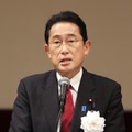 自民党岸田派の研修会であいさつする岸田首相＝6日午後、東京都内のホテル