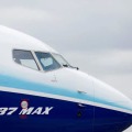 7月、英国での航空ショーで展示されたボーイングの「737MAX」＝ファーンボロー（ロイター＝共同）