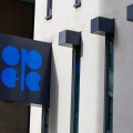 OPECのロゴ＝5日、ウィーン（ロイター＝共同）