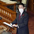 参院本会議の代表質問で答弁する岸田首相＝7日午後