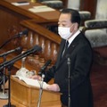 衆院本会議で安倍元首相の追悼演説をする立憲民主党の野田元首相＝25日午後