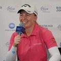 ジェマ・ドライバーグがうれしいおいしい日本戦を振り返った（撮影：ALBA)