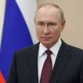 ロシアのプーチン大統領＝10日、モスクワ（ロイター＝共同）